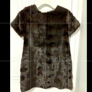 Custom made real mink vest